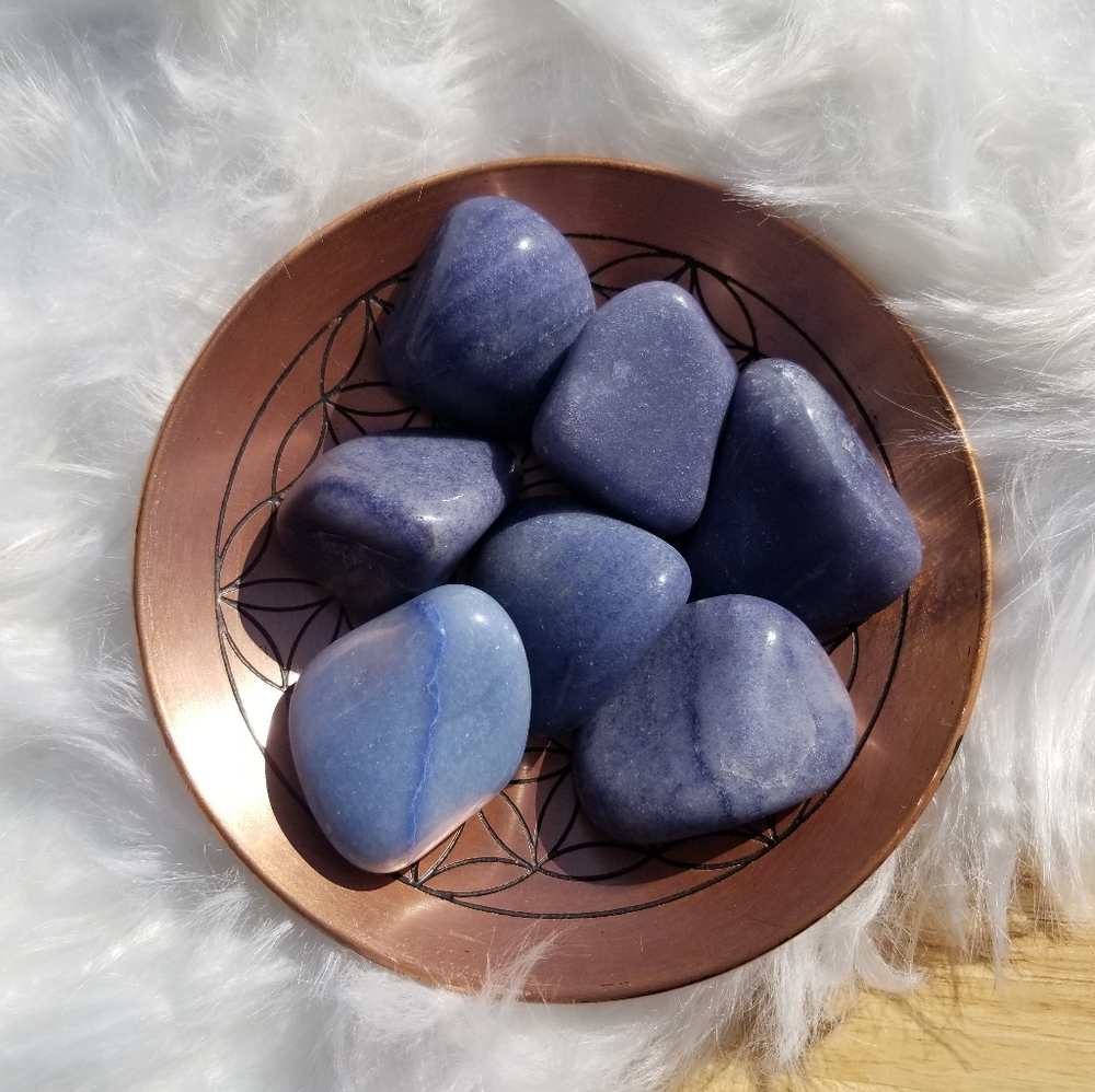 Blue Aventurine Large Tumbles from Brazil